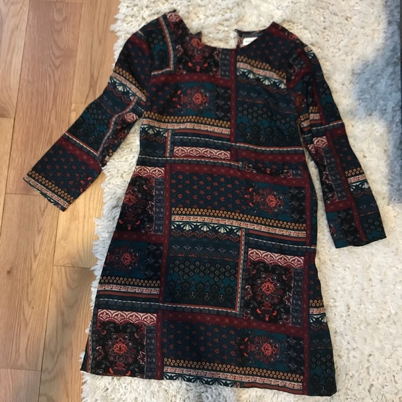 Abercrombie & Fitch Dresses & Skirts - Abercromie & Fitch 3/4 sleeve printed dress size s